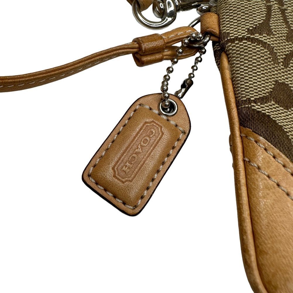 Coach Wristlet Brown Logo - Picture 2 of 11
